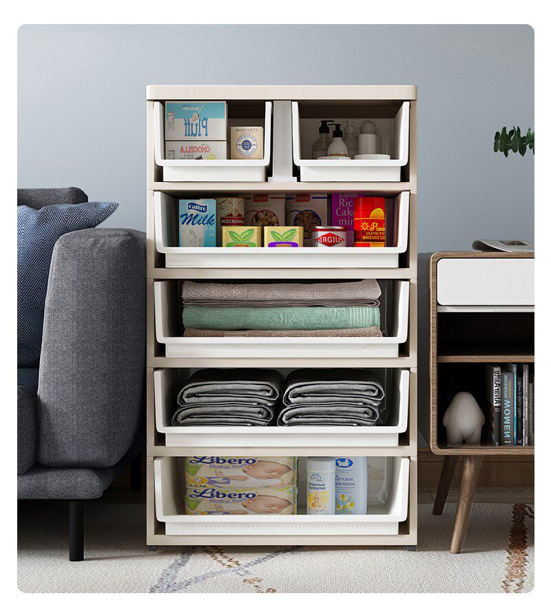 Plastic Chest of Drawers with Smooth Sliding Mechanism - Taobao product photo 8
