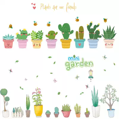 Room decoration Bed background wall paper wallpaper Self-adhesive bedroom warm wall decoration Dormitory stickers wall stickers