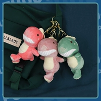 Браслет с одной бусиной, динозавр, милая плюшевая кукла для влюбленных, брелок, аксессуар на рюкзак, подвеска, тираннозавр Рекс