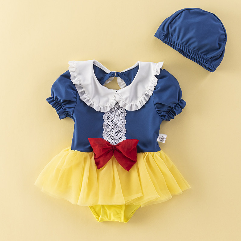 ins baby girl girl princess girl swimsuit soak hot spring new 3-year-old foreign style Net red Korean swimsuit