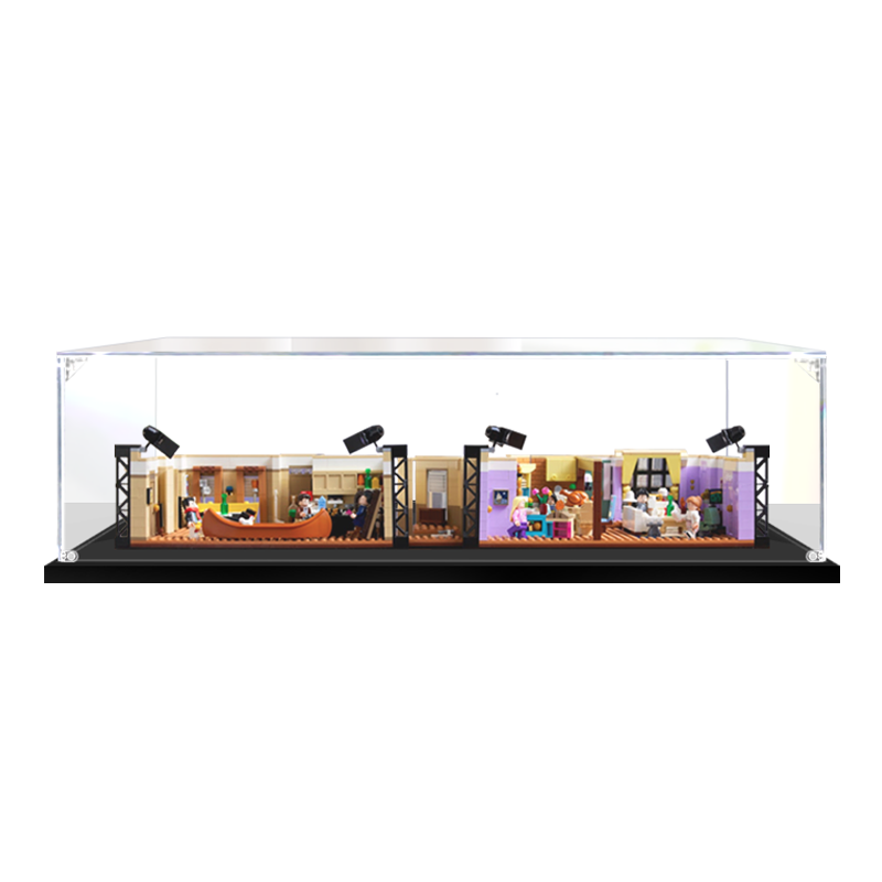 Подходит для Lego 10292 Friends Apartment акриловая витрина ящик для сборки прозрачный пылезащитный короб для фигурок хранения