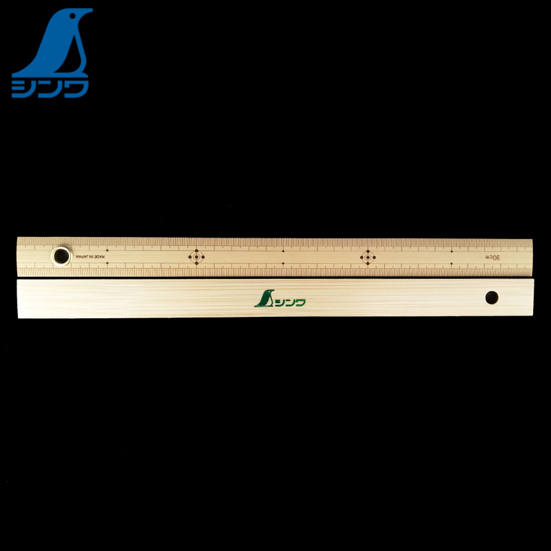 Full RMB100  Japanese affinity penguin high precision quality bamboo ruler 20cm woodworking manual DIY tool