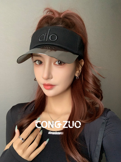 Neue Tennis-Sportmütze, Golf-Schirmmütze, Damen-Sommer-Sonnenschutz, UV-Schutz, Hollow-Top-Stirnband-Mütze