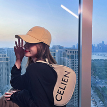 CZ Original Minimalist Letter Duck Tongue Cap Woman Han Prints Face small Summer Casual Sun Sun Sunscreen Baseball Cap Hat