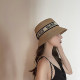 Cz/Original Straw Sun Hat for Sun Protection and Shade, Korean Style Versatile Straw Hat with Letters, Trendy Sun Hat for Women