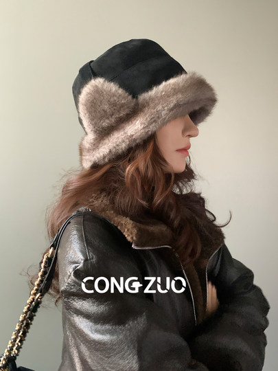 Original Ear-Protecting Hat for Women, New Winter Bucket Hat That Makes the Face Look Smaller, Windproof Mongolian Lei Feng Hat