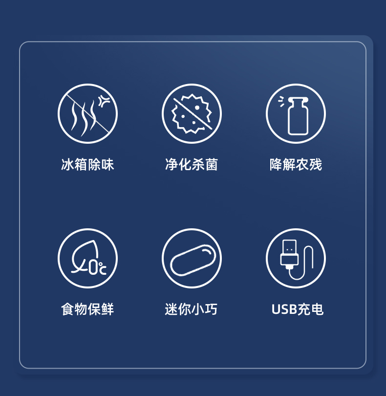 世净 舌尖卫士 臭氧杀菌除臭除味器 永久无需耗材 图4