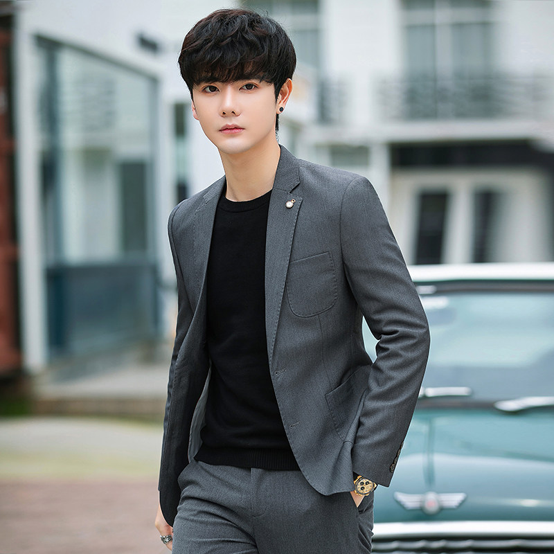 Casual suit jacket men's small suit suit slim summer slim one-piece coat Korean trend handsome