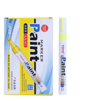 toyo paint pen yellow paint pen oil-based metal touch-up pen waterproof non-fading marking pen