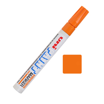 Imported Mitsubishi paint pen orange oil-based pen waterproof non-fading mark pen metal touch-up pen graffiti pen