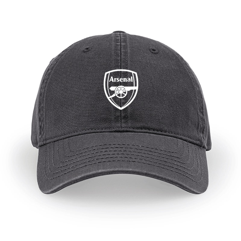 Arsenal Team Uniform Jersey Football Sports Hat Men and Women Simple Baseball Cap Sun Hat Outdoor Sun Protection Casual
