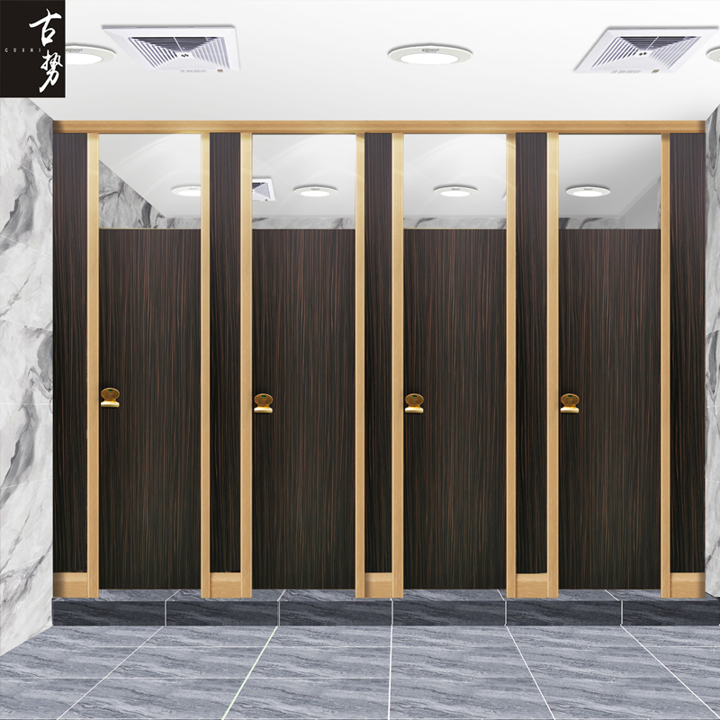 Public health spacer toilet partition door anti-Beite aluminum honeycomb board PVC toilet waterproof board