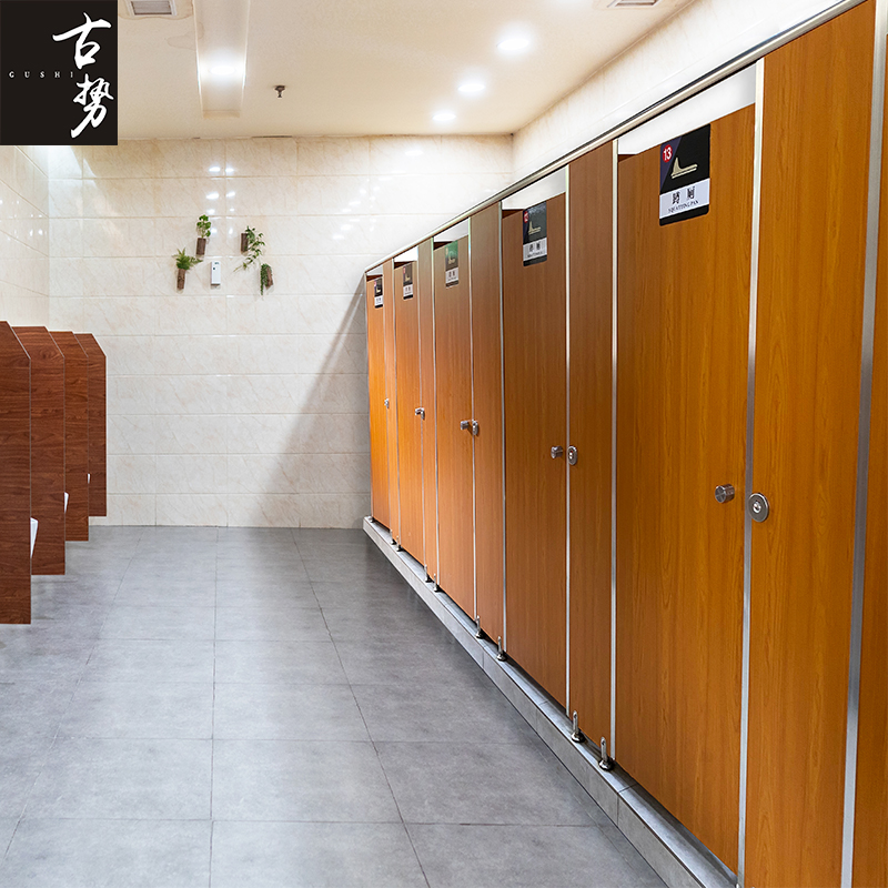 Custom Mall Hotel Toilet Aluminum Alloy Honeycomb Panel Public Make-up Room Separator Waterproof Moisture PVC Shower Room