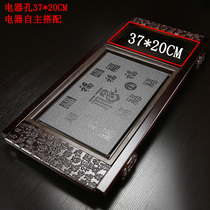 Tea tray Tea sea tray Solid wood household single frame without water induction cooker Tea set kettle integrated without electrical appliances