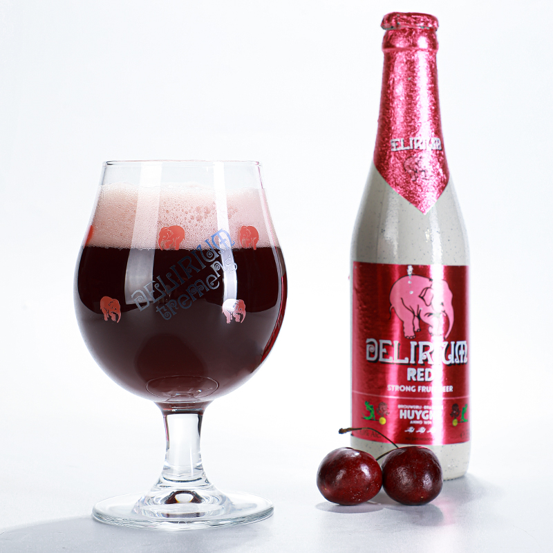 Fine Brewery Cup Big Belly Cup Cartoon Tulip Cup Pint Finish High Foot Beer Cup Lead-free Glass Cup