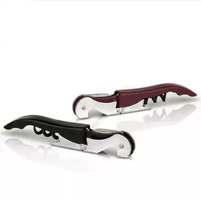 Multifunctional manual bottle opener stainless steel sea horse knife waiter bottle opener wine starter portable