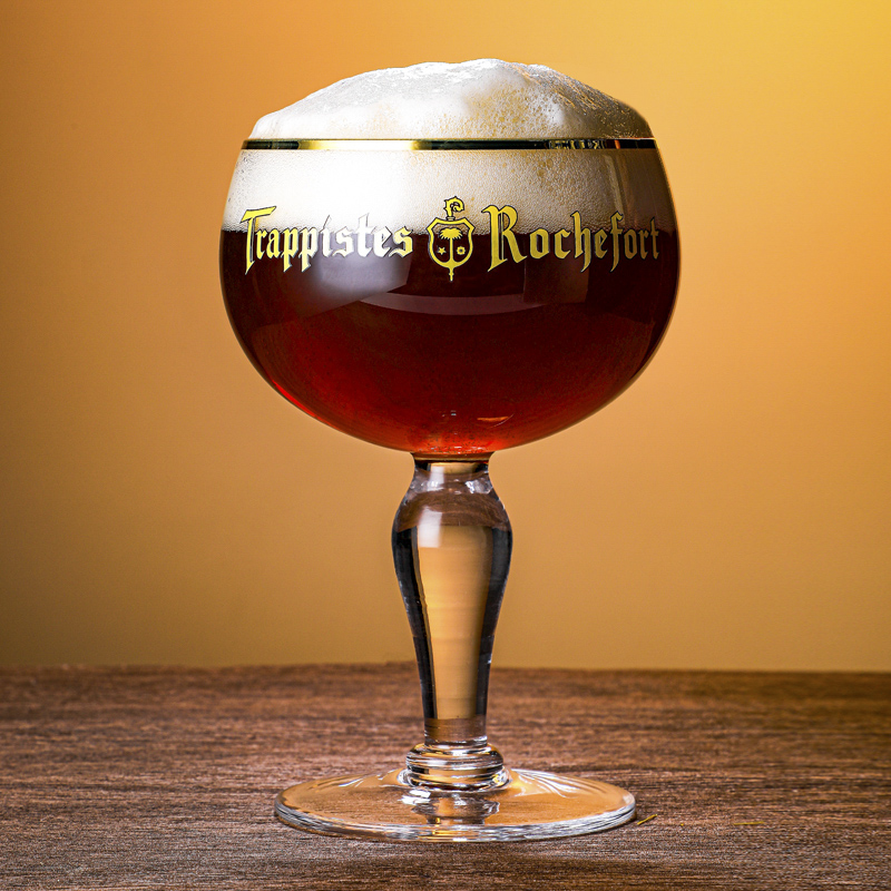 Belgian Roosevelt Holy Grail Abbey Beer Glass Rochefort Roosevelt Beer Fine Brewery