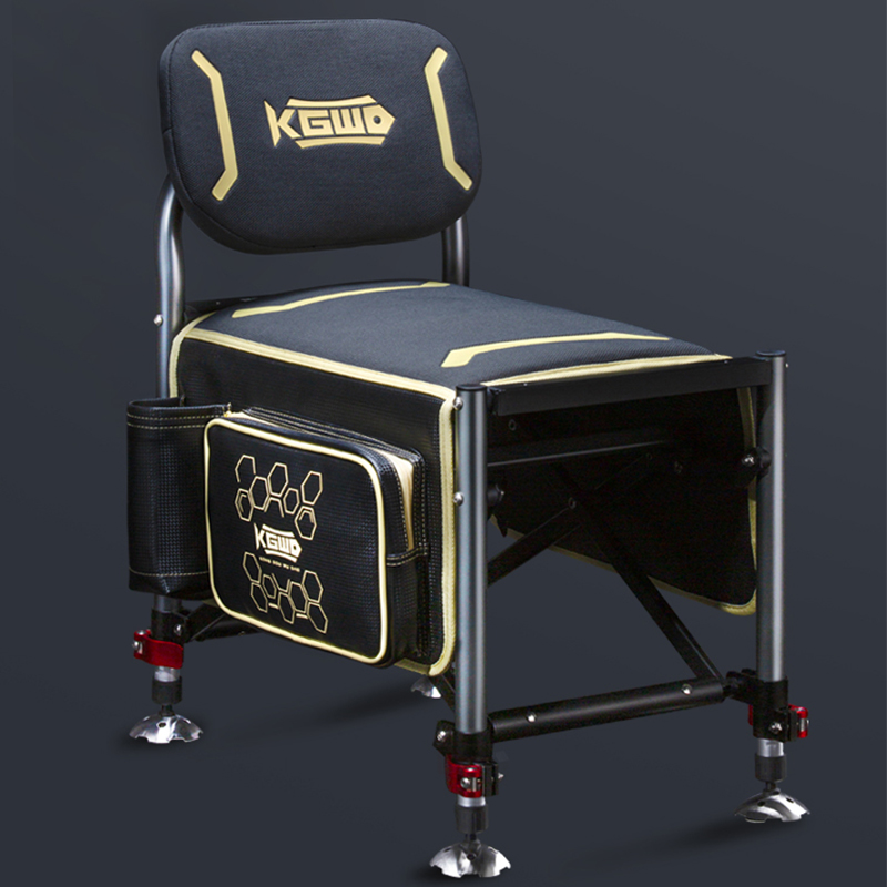 Empty Hook Enlightenment New Elite Edition Knight Fishing Chair Fast Folding Storage Ultralight Portable Multifunctional Fishing Stool