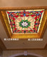 Customized church art stained glass Tiffany screen doors and windows partitions ceiling living room aisle inlay