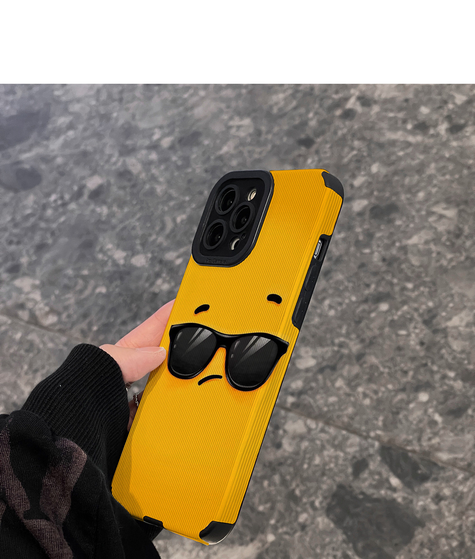 Chubanzhe Leather Phone Case For Iphone With Cool Expression Design_voghion.com