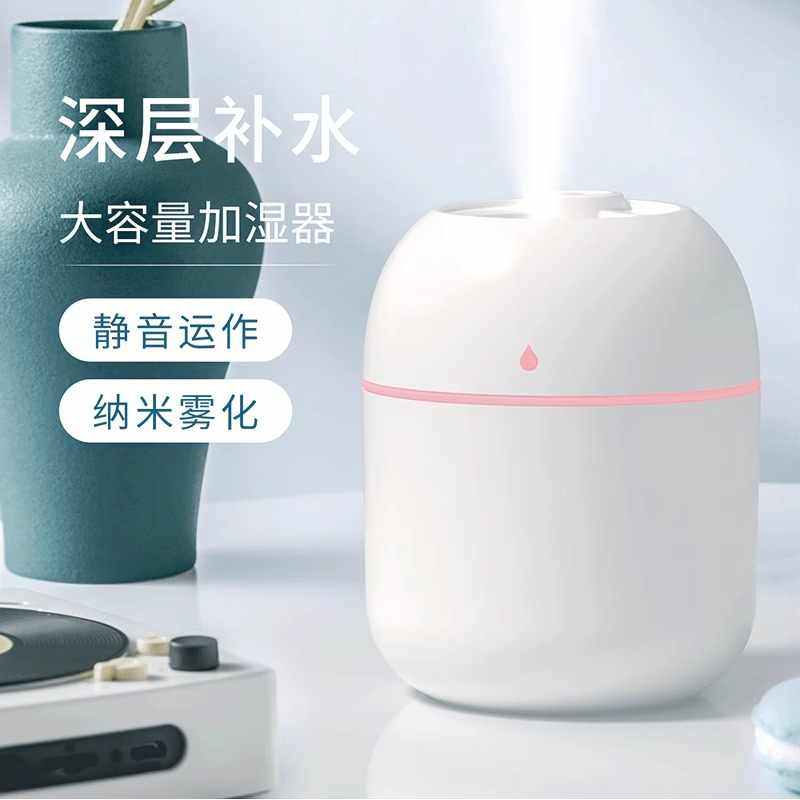 2025 New Small USB Humidifier for Home Bedroom Office Desktop Air Classroom Humidifier Atomizing Hydration Spray Gift Portable Sprayer