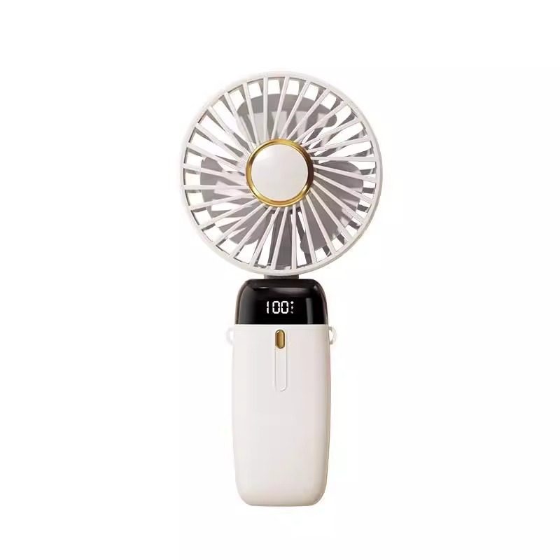 Handheld Small Fan USB Rechargeable Mini Portable Personal Fan for Students Dormitory Desktop Fan with Strong Wind Power