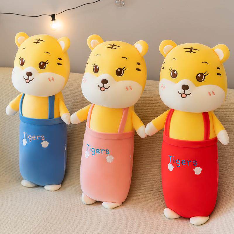 Cute cuddle bag tiger plush toy male girl bed cloth doll doll holding pillow girl birthday present New Year