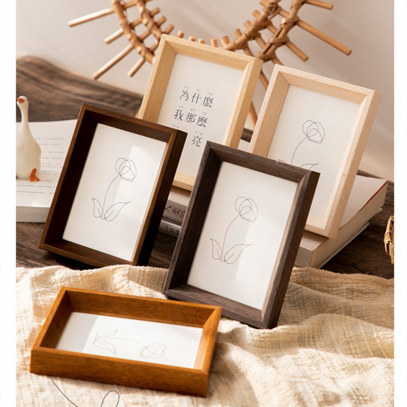 Washing photos to make a photo frame 6 inches 7 inches 8 inches A4 children's photo album frame decoration photo frame hanging wall photo frame table