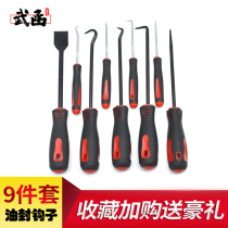 Wucorrespondence 9 Pieces of Oil Seal Opener Rubber Clasp RUBBER RING SEAL RING O TYPE RING DISASSEMBLY TOOL OIL SEAL PULLER