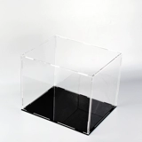 Прозрачный стенд из оргстекла, глина, кукла, пылезащитная крышка, фигурка, коробка для хранения, 40 см