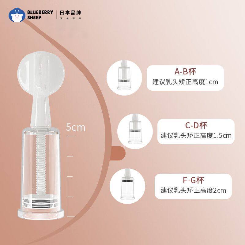 Blueberry Nipple Retraction Corrector, Lactation Traction Device, Nursing Device for Girls with Developmental Defects, Indentation Lifter