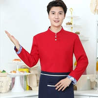 Красный лонгслив