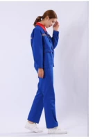 Синий костюм (топы и брюки) без марки