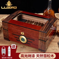 LUXFO Langyou cigar humidor cigar humidifier Spanish cedar wood humidor cedar wood display box