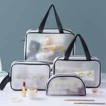 Makeup Bag Lady 2020 New Ultra Fire Portable Travel Containing Box Brushed Waterproof Large Capacity Water Discharge Milk Wash Bag