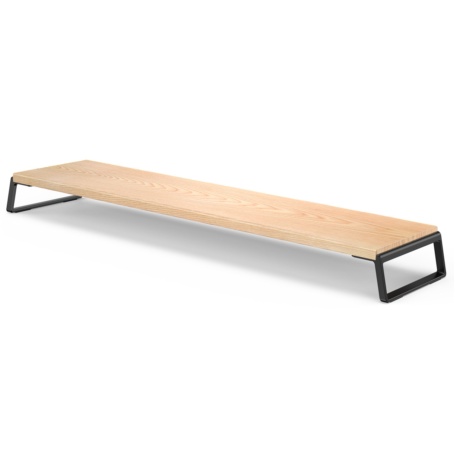 laricare Li Ren custom section desktop arrangement aesthetic heightening frame aluminum alloy oak solid wood shelve