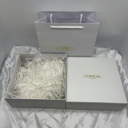 L'Oreal Packaging Gift Box Paper Bag Cosmetic Bag Gift Bag Skin Care Product Tote Paper Bag Tote Bag
