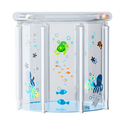 Детское домашнее складное средство детской гигиены для плавания для домашнего использования для новорожденных, детская ванна, детский бассейн, увеличенная толщина