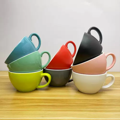 Яичная латте кофейная чашка 300 мл европейская керамическая утолщенная американская капучино профессиональная латте -кофейная чашка