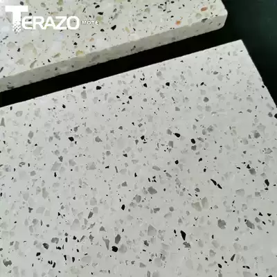 terazo inorganic prefabricated terrazzo cement-based waste cement board size customized special-shaped processing City of Philharmonic