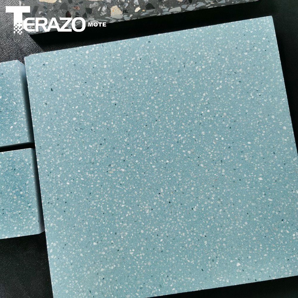 TERAZO Hydro-Grinding Stone Prefabricated Inorganic Wilderness Type Artificial Stone Anti-Wear and wear white small particles Sea Street Diary