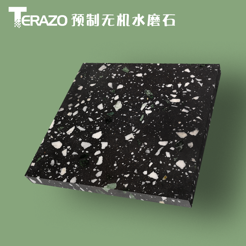 TERAZO prefabricated inorganic water grinding stone wasteland type commercial space artificial stone slab furniture in the ground Firefly