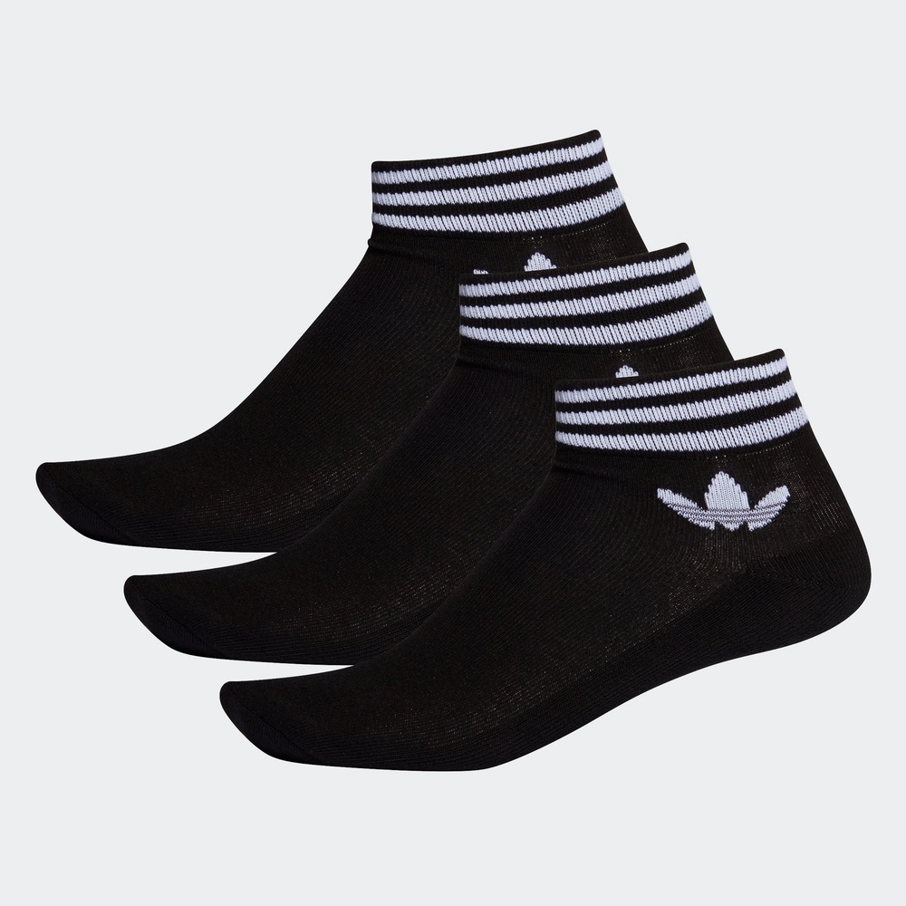 Adidas Vớ Adidas nam thủy triều tất nữ ống vớ thấm mồ hôi mùa xuân và mùa thu chạy thể thao vớ EE1105 - Vớ thể thao