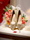 High-End Atmosphere Wedding Shoe Box, Wedding Pick-Up Game Display Stand, Tray, Bride's Dressing Gown, Photo Props