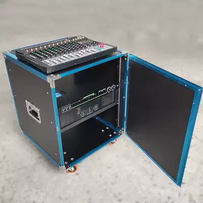 12U Cabinet aviation box professional custom-made 16u power amplifier chassis mixer rack 4U6u8u stage audio cabinet