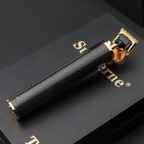 Net red retro oil head electric push cut T-type 0 head shaved head shaved white hairdresser hair salon haircut white engraving cut