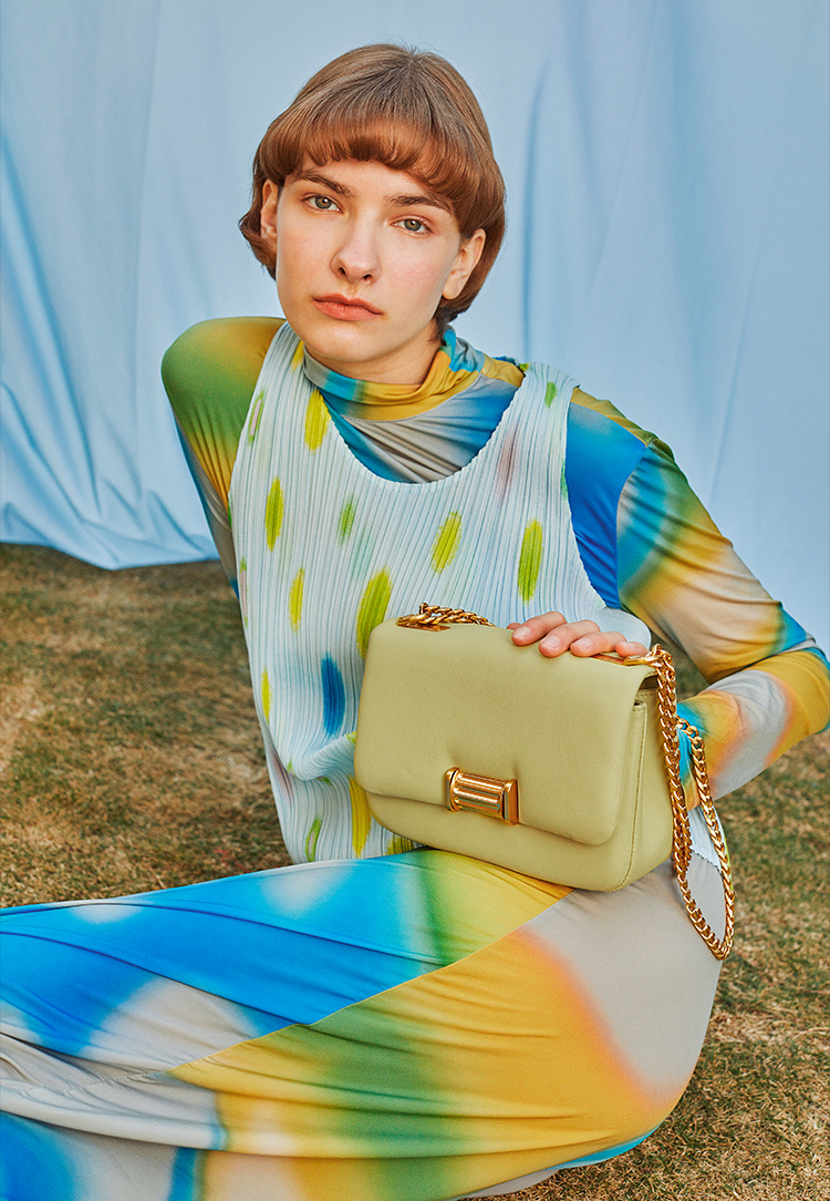 KUNOGIGI 古良吉吉 BLOOM系列 中号FuFu包 牛皮链条女式单肩包 天猫优惠券折后¥569包邮(¥1099-530)3色可选