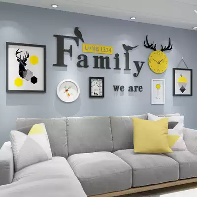 Nordic creative living room dining room background Wall Wall pendant home wall decoration room bedroom interior wall decoration