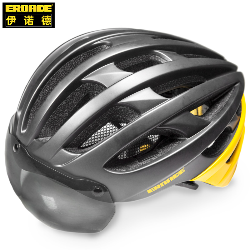 German EROADE bike riding helmet male and female with goggle integrated mountain road bike safety helmet kit