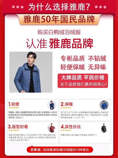 Yalu 2025 Autumn and Winter New Lightweight Down Jacket Men's Short Versatile Lightweight Thin Fashionable Large Size Jacket Trendy